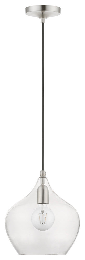 Aldrich 1 Light Brushed Nickel Pendant