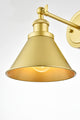 1 Light Brass Bath Sconce