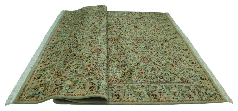 Pak-Persian Mandisa Gray/Gold Rug, 8'2x10'1