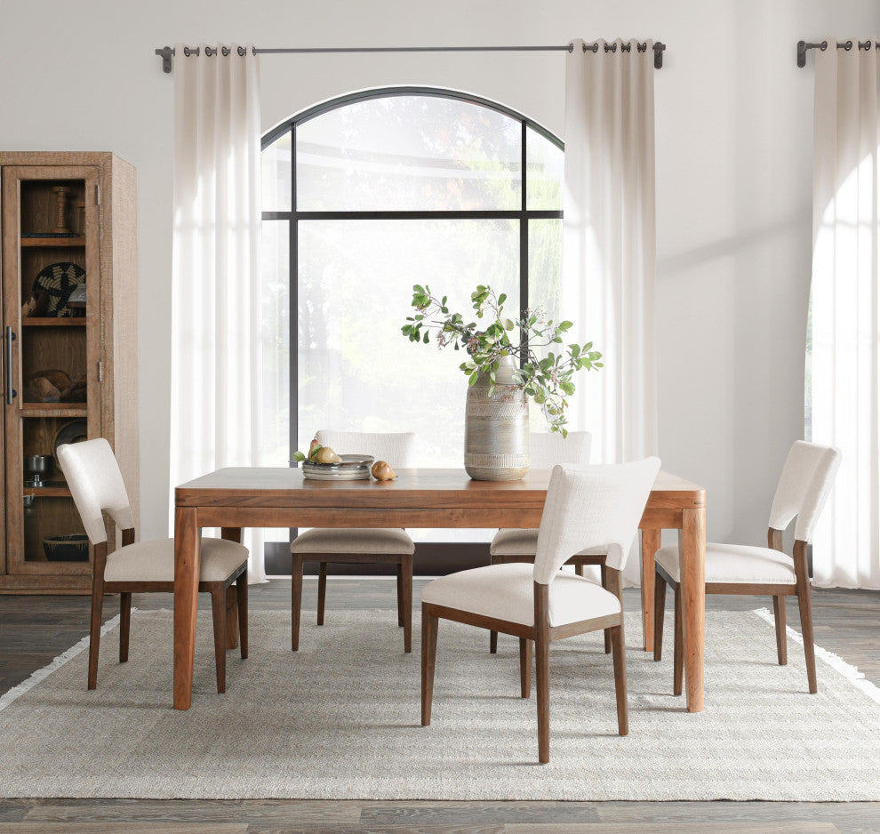 Arno 72" Acacia Wood Dining Table, Natural Finish by Kosas Home