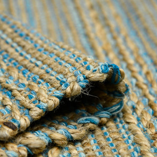 Naturals Sinclair Area Rug, Blue, 8' x 10', Striped