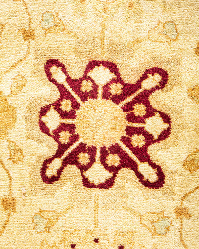 Jack, One-of-a-Kind Hand-Knotted Area Rug, Ivory, 8' 2"x10' 2"