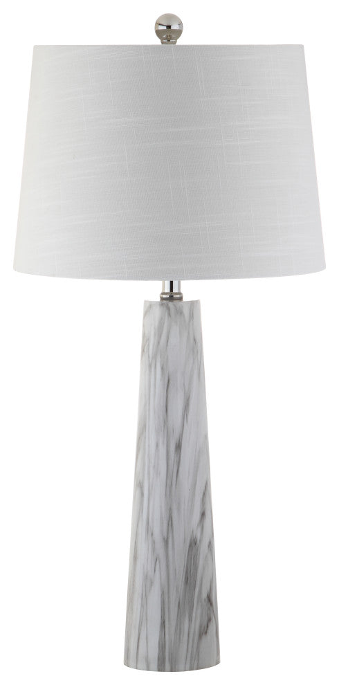 Bradley 29" Resin Table Lamp, Faux Marble
