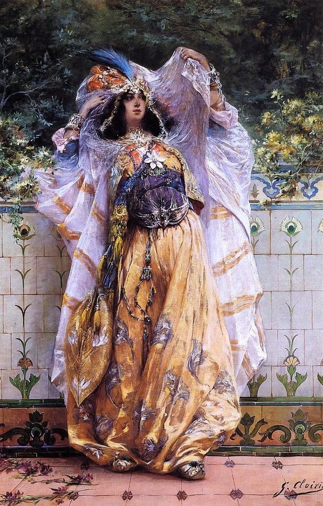 Georges Victor Clairin An Ouled-Nail Tribal Dancer Wall Decal