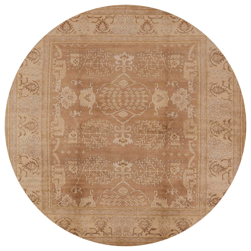 Ahgly Company Indoor Round Mid-Century Modern Area Rugs, 7' Round