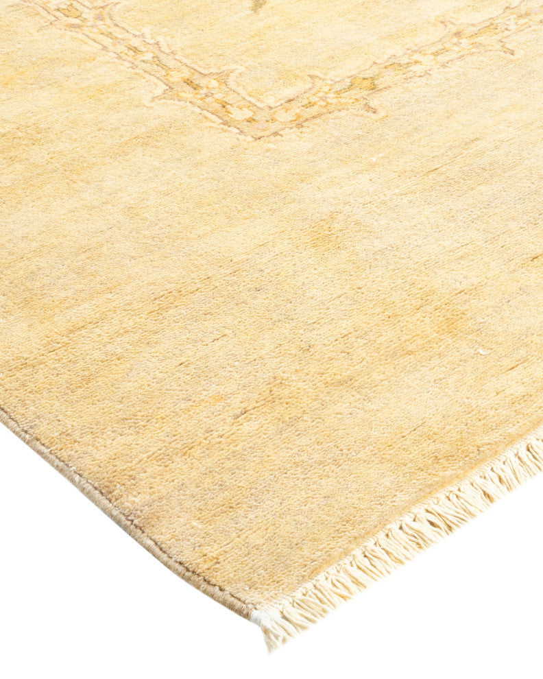 Ellie, One-of-a-Kind Hand-Knotted Area Rug, Ivory, 8' 0"x10' 4"