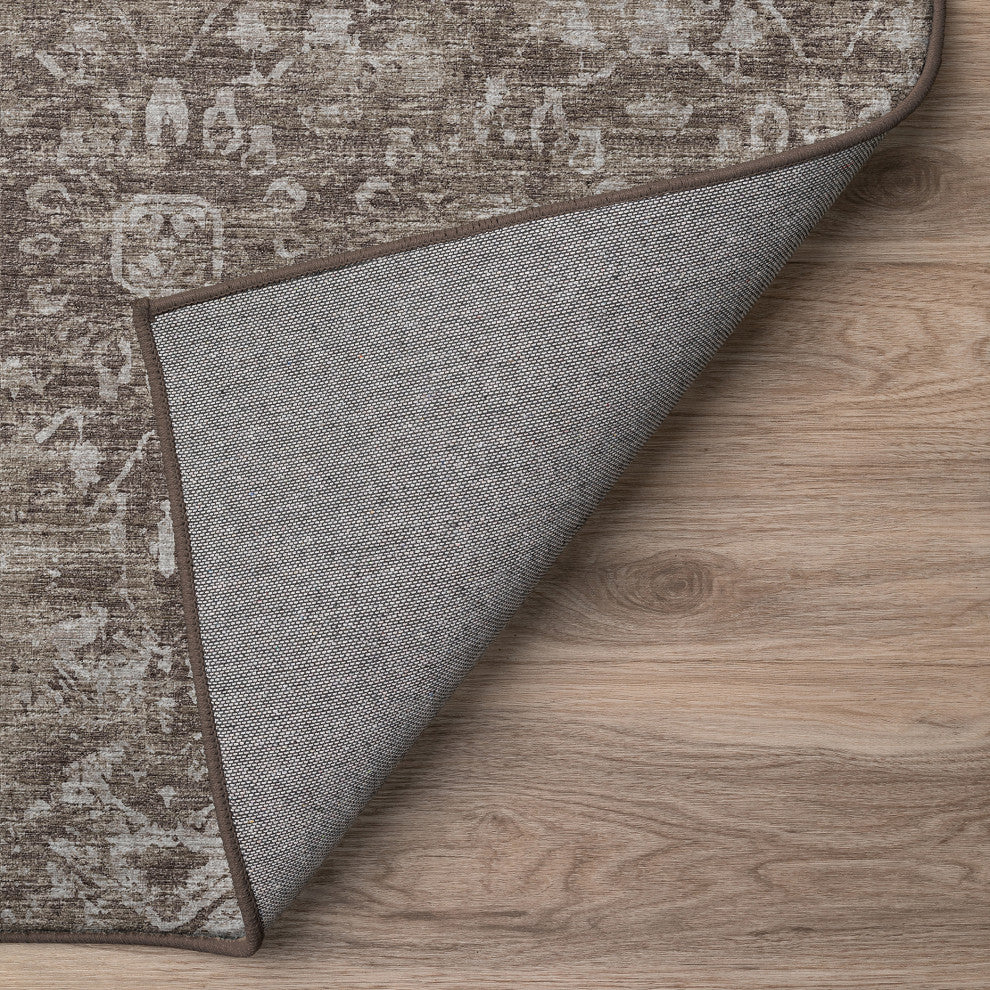 Aberdeen AB1 Fudge 2'3" x 7'6" Runner Rug