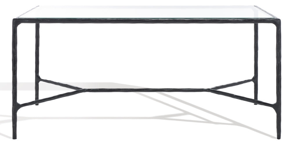 Safavieh Couture Jessa Metal Coffee Table, Black