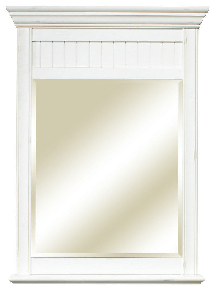Cottage Retreat Mirror, Antique White