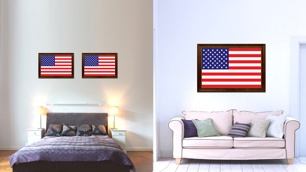 USA Country Flag Canvas Print, 21"x30"