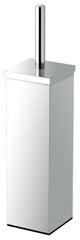 Elegant Square Toilet Brush Holder, Chrome