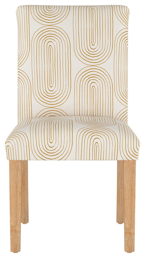 Dining Chair, Oblong Mustard