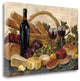 "Tuscan Evening Wine Crop" By Silvia Vassileva, Giclee on Gallery Wrap Canvas