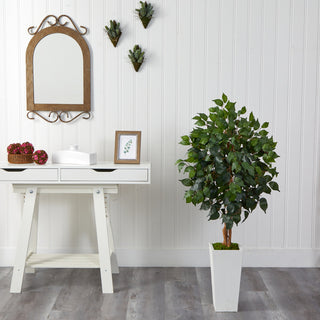 Lifestyle image showing the product in a home setting; full product visible for scale.