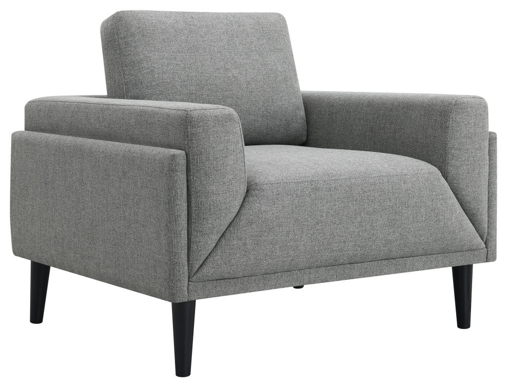 Rilynn Upholstered Track Arm Accent Chair Grey