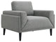 Rilynn Upholstered Track Arm Accent Chair Grey