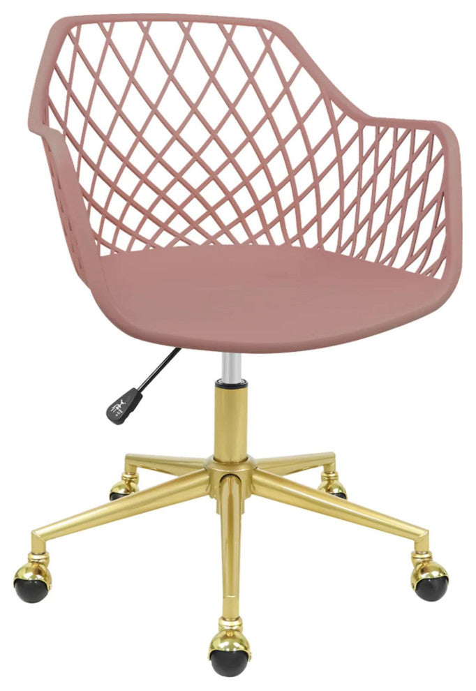 Robin Swivel Vanity Chair, White