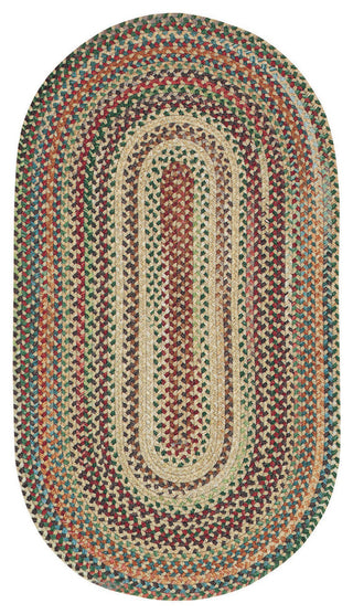 Sherwood Braided Oval Rug, Amber, 2'x8' Runner