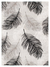 Augusta Quill Grey Traditional Area Rug, 5'3"x7'3"