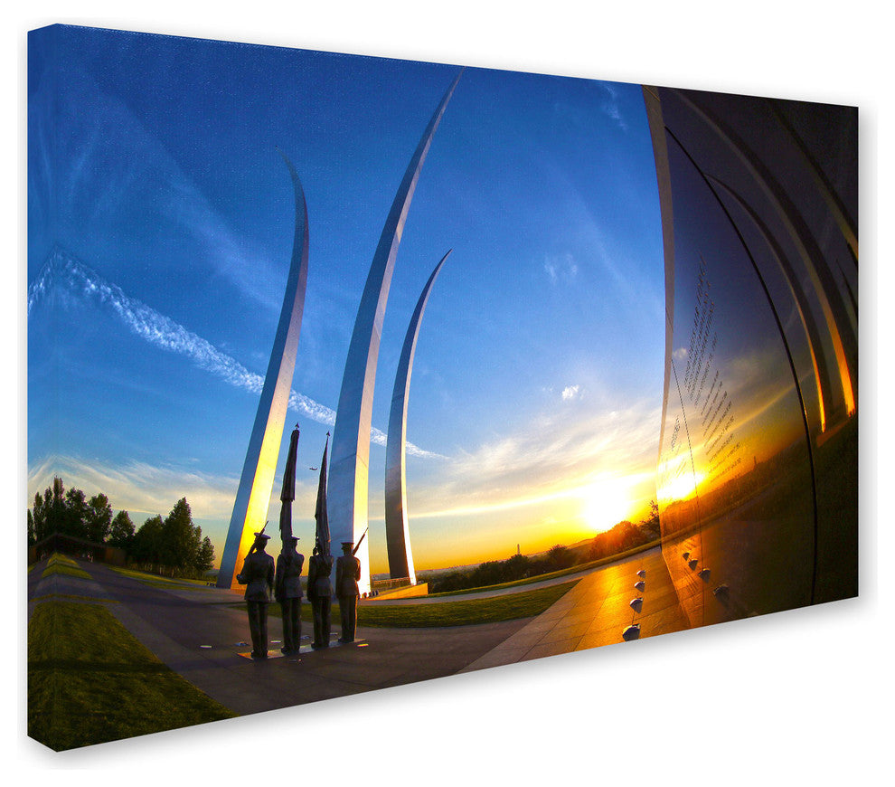 'Air Force Memorial 15' Canvas Art by CATeyes