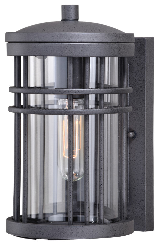 Wrightwood 6" Outdoor Wall Light Vintage Black