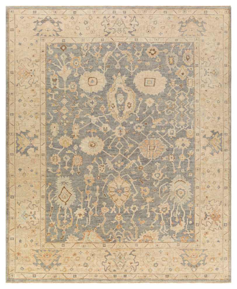 Surya Normandy NOY-8007 Traditional Area Rug, 9' x 13' Rectangle