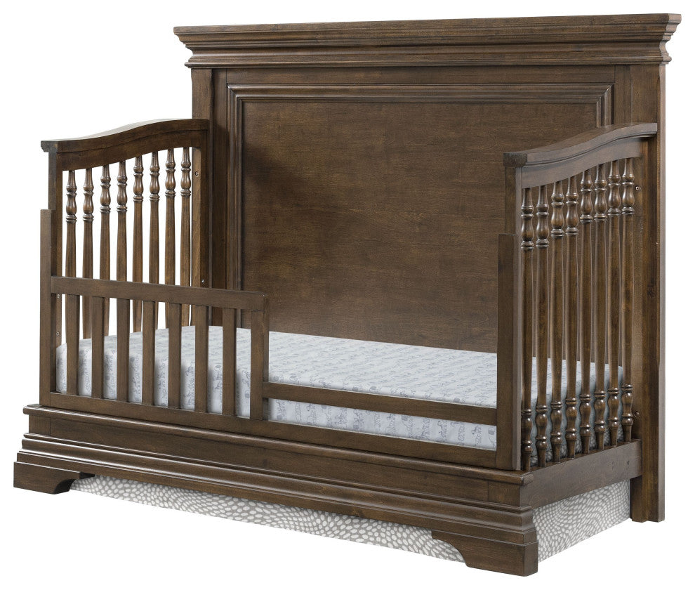 Olivia 61"W Wood Convertible Crib, Rosewood