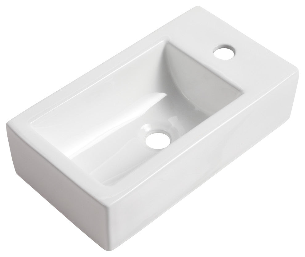 TATEUS 18" Bathroom Vanity With Single Sink, Suitable For Small Bathrooms