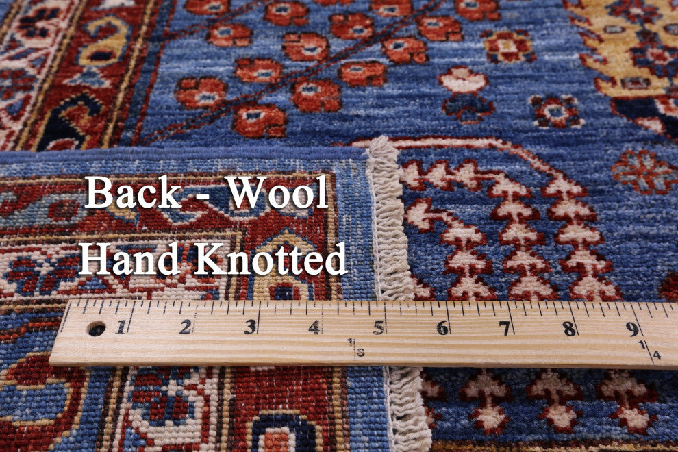 9' Square Persian Ziegler Handmade Rug - Q12888