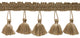 Tassel Fringe Trim, Style# ETF, Color# A8 - Dark Sand Beige [5 Yards]