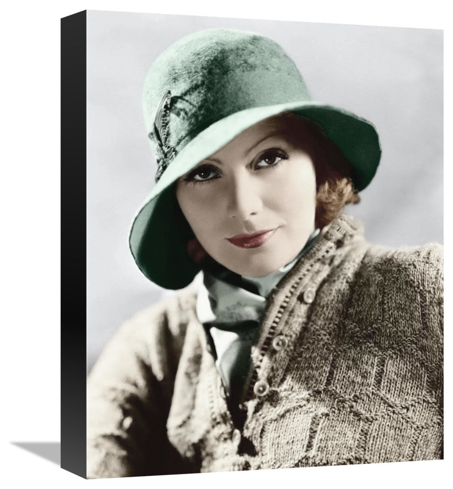 "Greta Garbo" Stretched Canvas Giclee by Hollywood Photo Archive, 13x16"