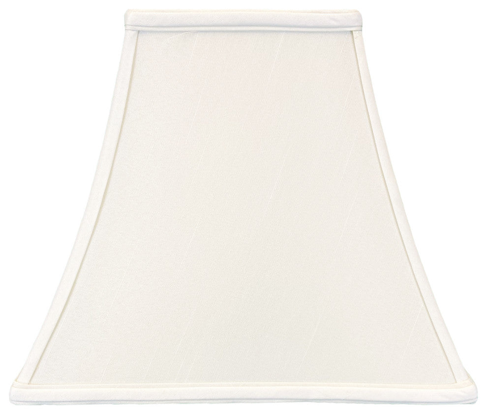 Royal Designs Square Bell Lamp Shade, White, 7x14x11.5, Single