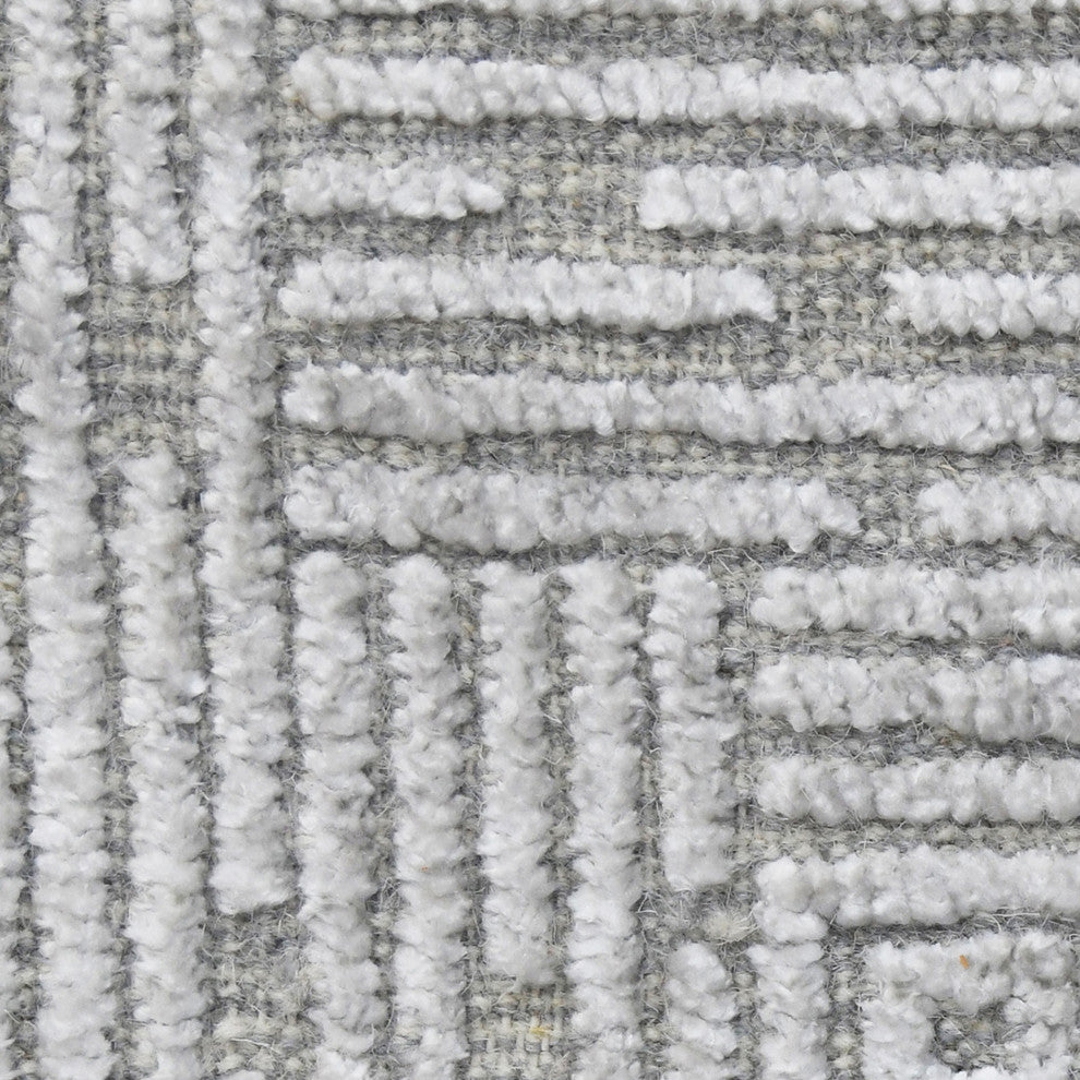 Quartz Desoto Area Rug, Silver, 2' x 3', Geometric