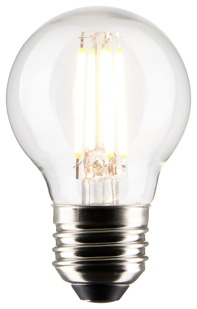 5.5W G16.5 LED, Clear, Medium Base, 90 CRI, 2700K, 120V