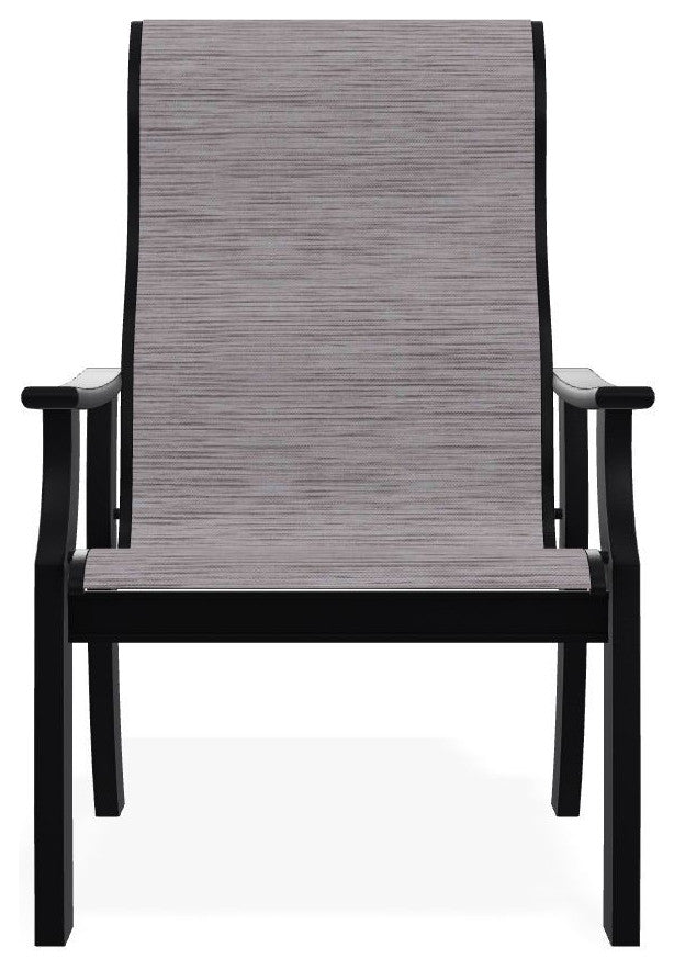 St. Catherine Sling Outdoor Armchair, Fossil/Black