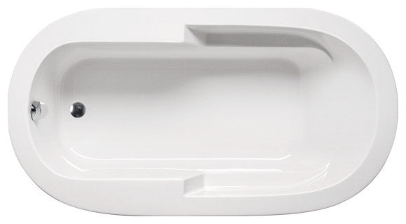 Malibu Marco Oval Massaging Air Jet Bathtub 60x36x22 White