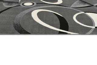 Modern Accent Rug, Gray, 7'0"x5'2"