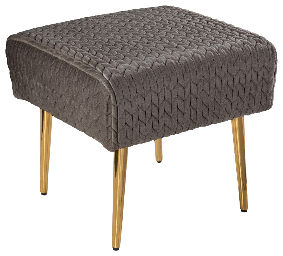 Urbana Woven Upholstered Ottoman