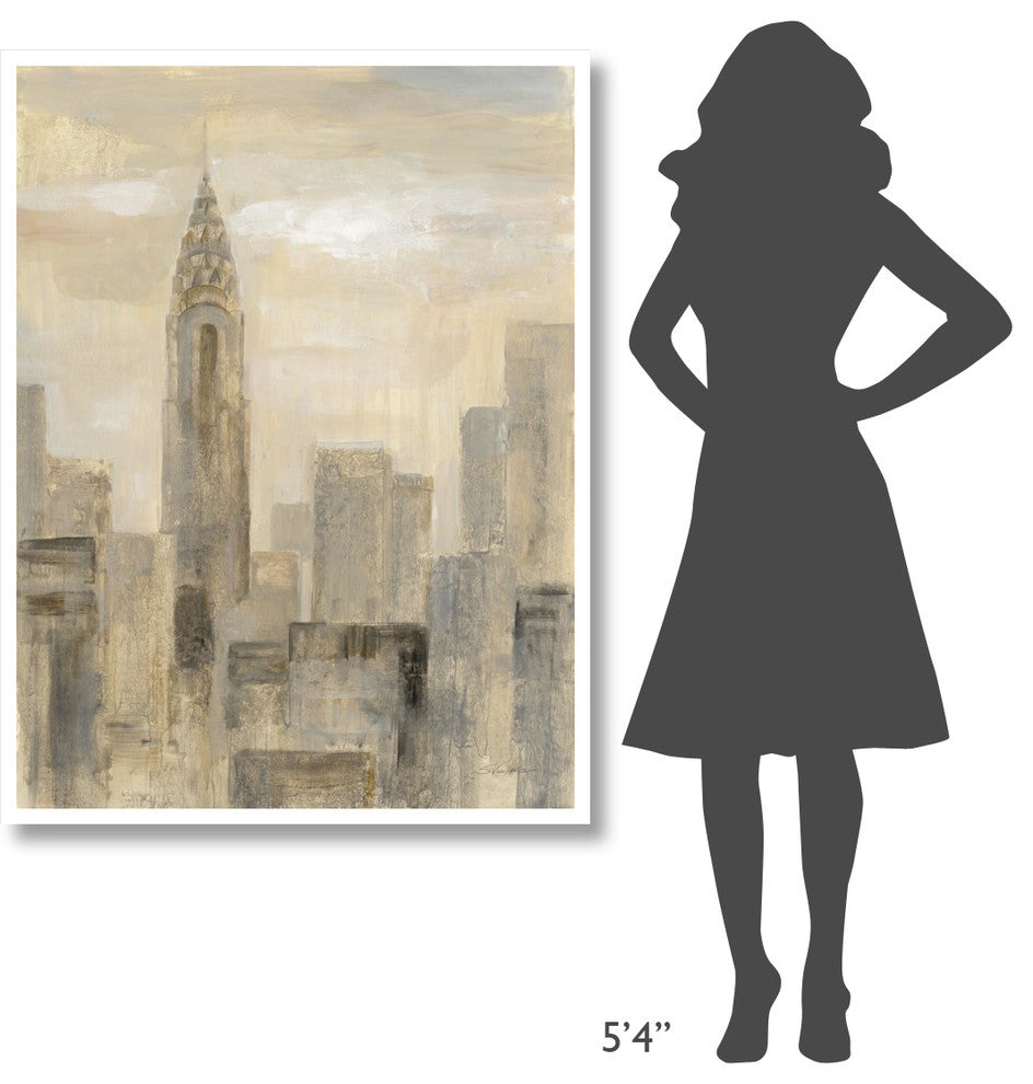 "City Blocks I" Digital Paper Print by Silvia Vassileva, 38"x50"