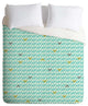 Deny Designs Heather Dutton Take Flight Aqua Duvet Cover - Lightweight