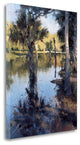 "Palms On Water I" By Larry Moore, Giclee Print on Gallery Wrap Canvas