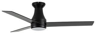 48-inch Modern 3CCT LED Black Ceiling Fan with Remote