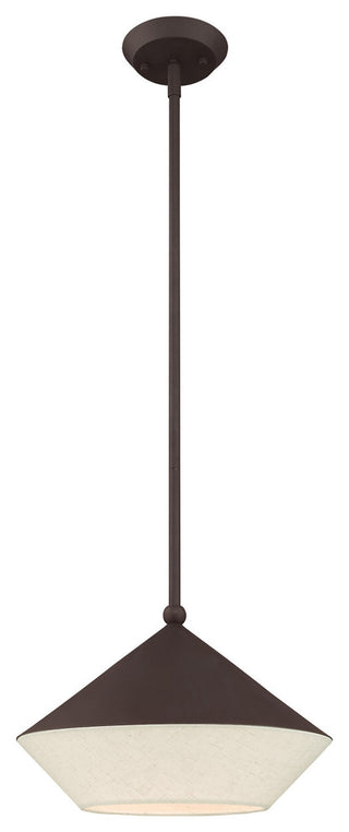 Livex Lighting Bronze 1-Light Mini Pendant