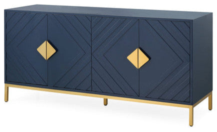 64" Tennant Brand Desata Versatile Sideboard, Navy Blue