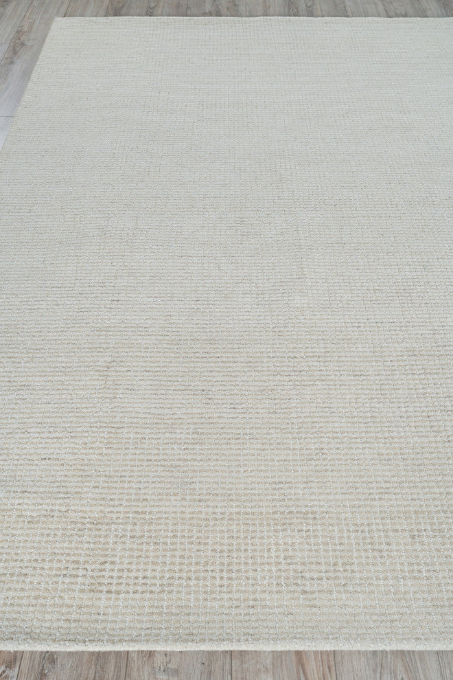Key West Handmade Hand-Tufted Wool Light Beige Area Rug, 9'x12'