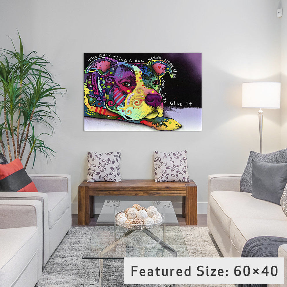 "Affection" Wrapped Canvas Art Print, 26x18x1.5