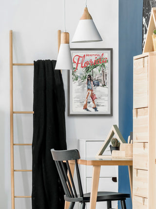 "Beautiful Florida" Framed Painting Print, 20x30