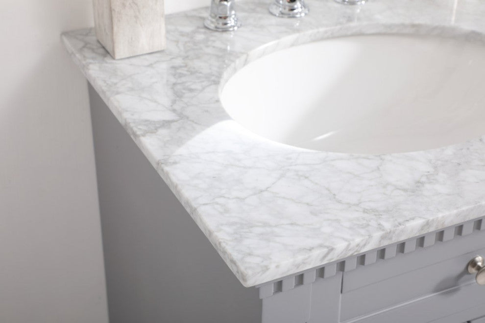 Home Living 24" Single Bathroom Vanity, Gray