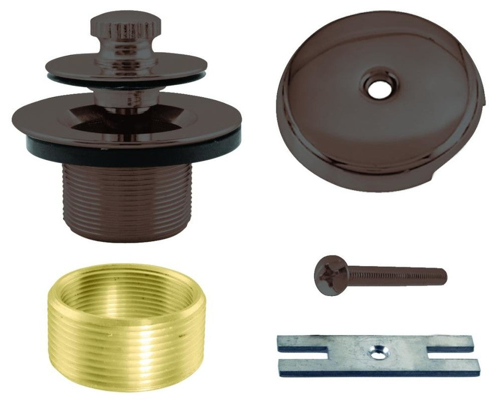 Twist & Close Universal Tub Trim With One-Hole Faceplate In Oil Rubbed Bronze