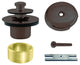 Twist & Close Universal Tub Trim With One-Hole Faceplate In Oil Rubbed Bronze